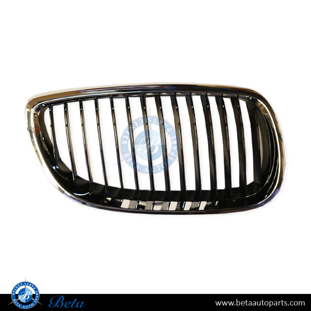 Right Side Radiator Grille - Black and Chrome for BMW 3 Series E93 / E92 2005-2008 models, Part Number 51137157276 Right Side Radiator Grille - Black and Chrome for BMW 3 Series E93 / E92 2005-2008 models, Part Number 51137157276